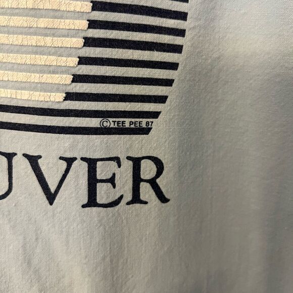 Vintage Watson’s Vancouver Canada Tee Pee 1987 L/S banded lightweight. Sailboat - Picture 3 of 6